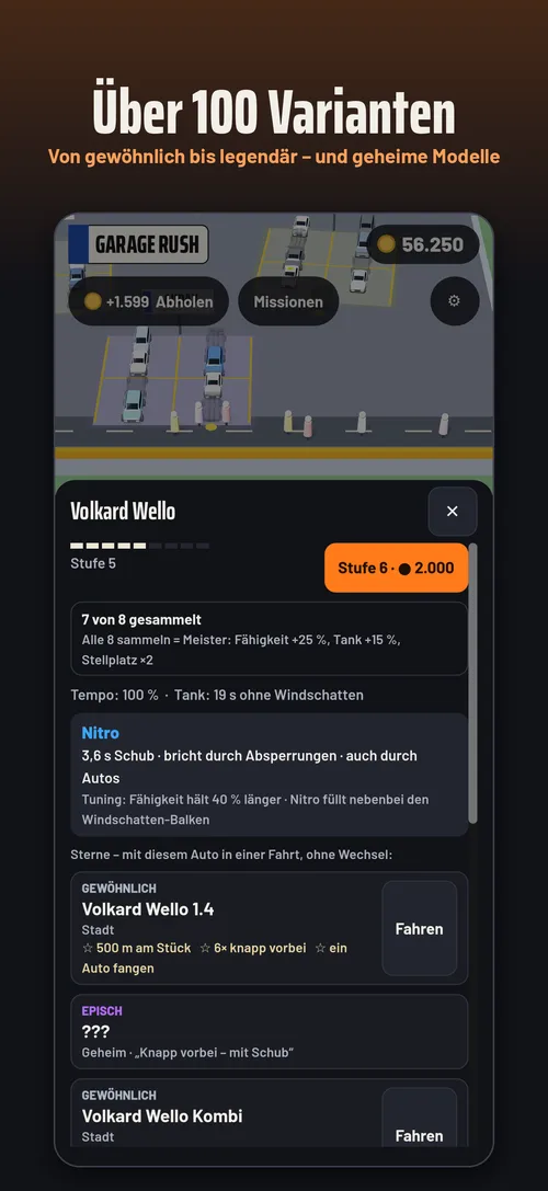 Über 100 Varianten